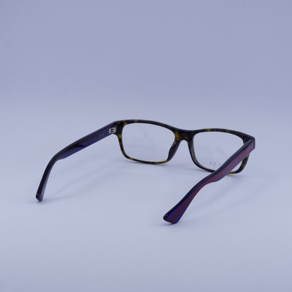 Gucci GG0006OA 003 Eyeglasses Havana 55mm Rectangle Frame - Picture 9 of 10